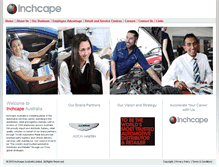 Tablet Screenshot of inchcape.com.au